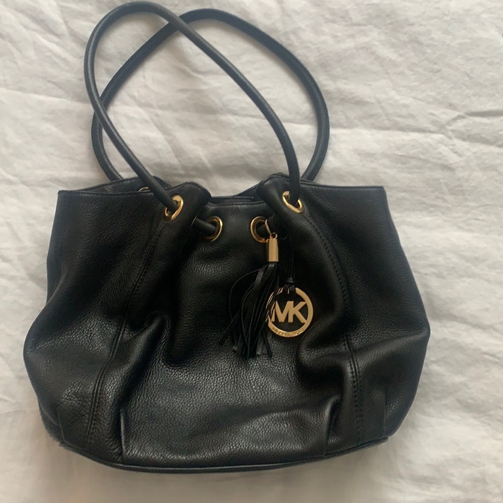 Michael Kors shoulder bag black leather